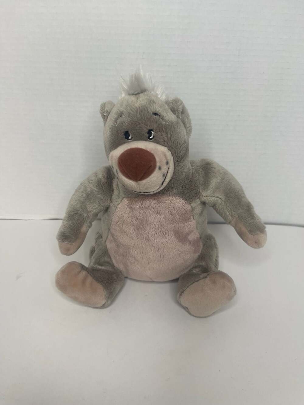 Disney The Jungle Book Baloo Plush Gray Stuffed Animal